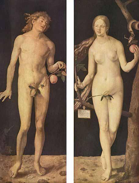 Albrecht Durer Adam and Eve